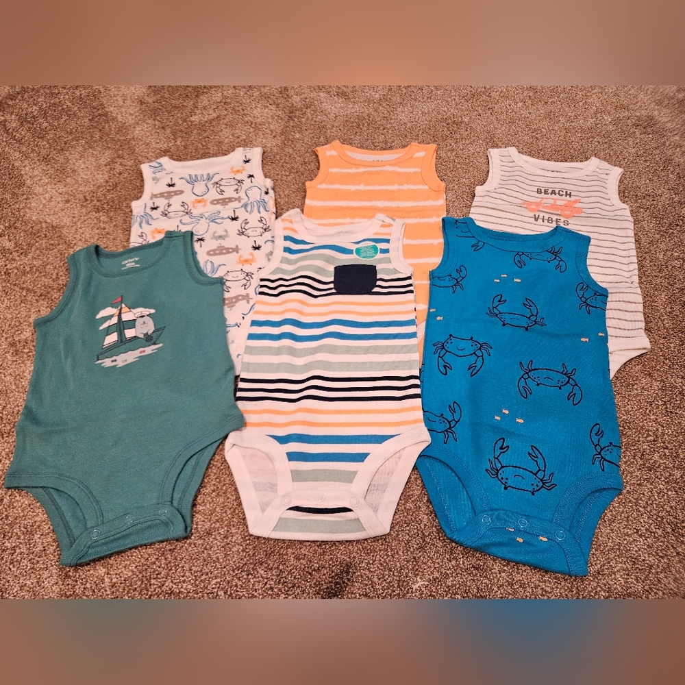Carter's sleeveless onesie bundle size 18M Baby clothes bundle